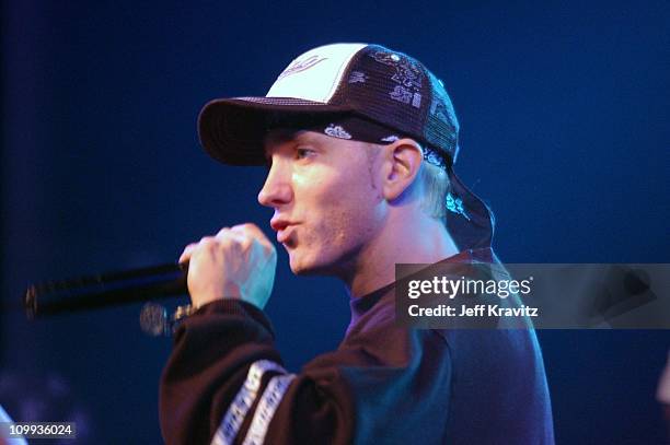 Eminem during Universal 8 Mile DVD Release Party at Saint Andrew's Hall in Detroit, MI, United States.