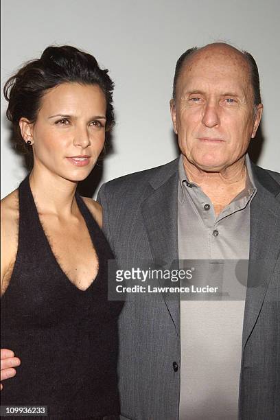 Luciana Pedraza and Robert Duvall during Premiere of Robert Duvall's Assasination Tango at Angelika Theater in New York, New York, United States.