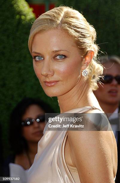 Joely Richardson during 55th Annual Primetime Emmy Awards - Red Carpet at The Shrine Auditorium in Los Angeles, California, United States.