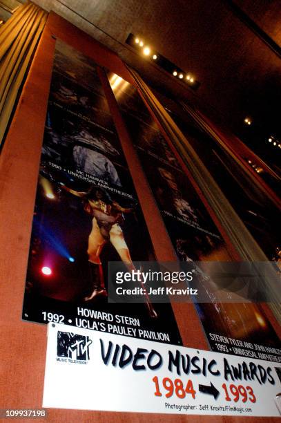 FilmMagic.com VMA photo exhibit inside Radio City Music Hall