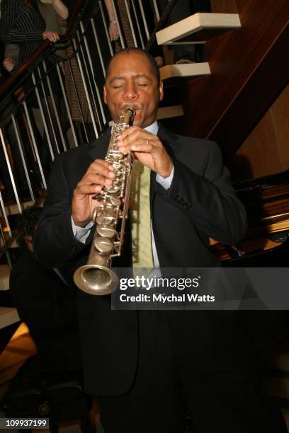 Branford Marsalis during Joseph Abboud Apparel Hosts Fashion and Jazz Event with Branford Marsalis at Joseph Abboud Store in New York City, New York,...