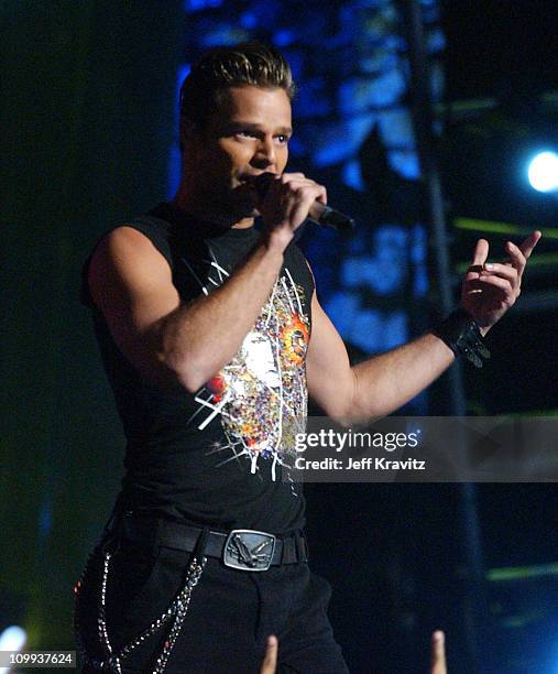 Ricky Martin during MTV Video Music Awards Latin America 2003 - Live Telecast at Jackie Gleason Theater in Miami Beach, Florida, United States.