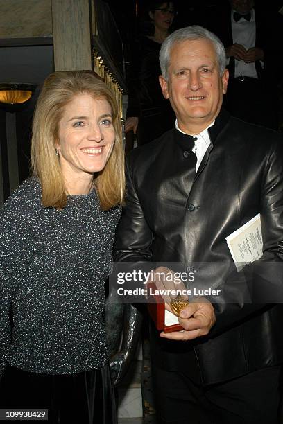Caroline Kennedy and Edwin Schlossberg with his National Arts Club Medal of Honor