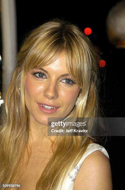 Sienna Miller during Cold Mountain - Los Angeles Premiere at Mann National Theater in Los Angeles, California, United States.