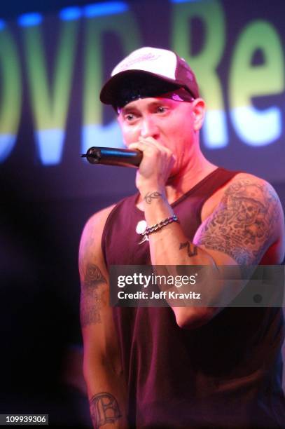 Eminem during Universal 8 Mile DVD Release Party at Saint Andrew's Hall in Detroit, MI, United States.