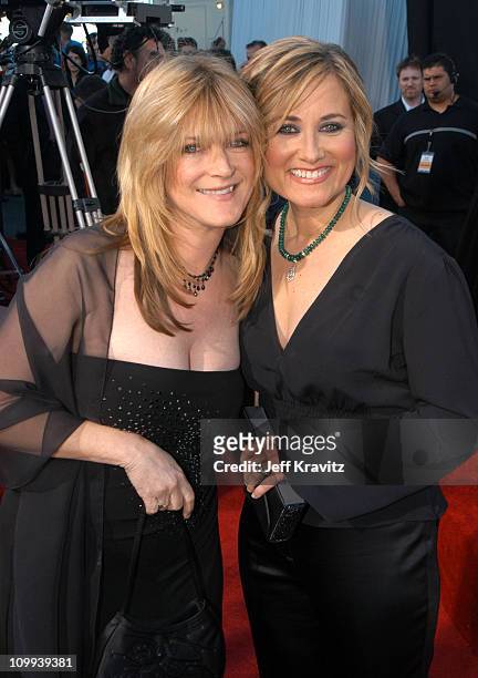 Susan Olsen and Maureen McCormick during The TV Land Awards -- Arrivals at Hollywood Palladium in Hollywood, CA, United States.