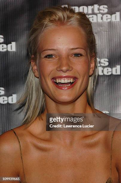 Jessica Van Der Steen during 2004 Sports Illustrated Swimsuit Issue - 40th Anniversary Edition at Club Deep in New York City, New York, United States.