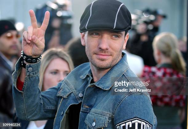 Chasez during The Matrix Reloaded Premiere at Mann Village Theater in Westwood, California, United States.