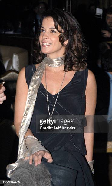 Annabella Sciorra during HBO's Six Feet Under Third Season World Premiere - After Party at Capitale in New York City, New York, United States.