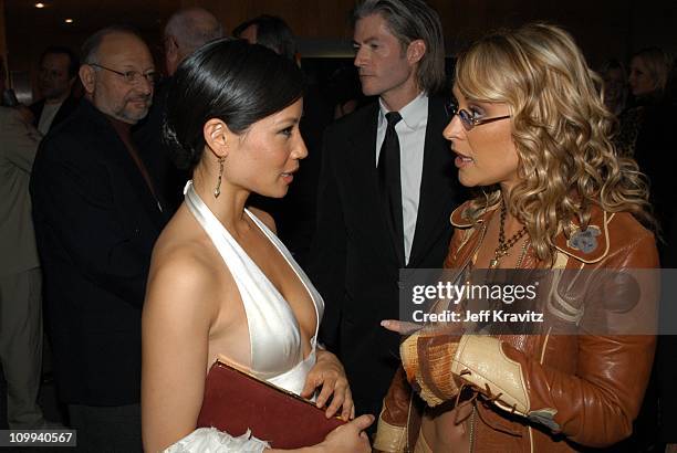 Lucy Liu and Anastacia during Chicago Premiere - Party at Academy of Motion Picture Arts and Sciences in Beverly Hills, CA, United States.