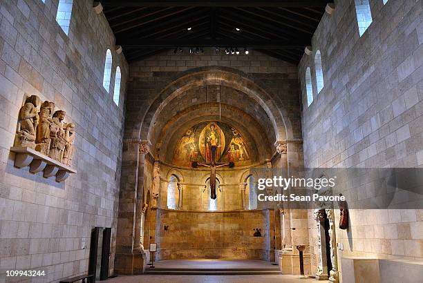 fuentiduena chapel - cloister stock pictures, royalty-free photos & images