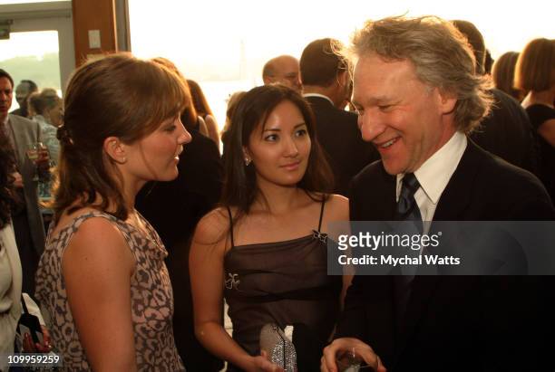 Amy Carlson, Suzy OO, and Bill Maher during The Playboy Foundation 25th Anniversary Hugh M. Hefner First Amendment Awards at Pier 60 at Chelsea Piers...