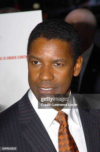 Denzel Washington during The Manchurian Candidate World Premiere - Arrivals at Beekman Theater in New York City, New York, United States.