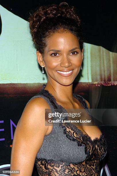 Halle Berry during Warner Bros. Consumer Products and Henri Bendel Host Purr-fect Catwoman at Henri Bendel in New York City, New York, United States.