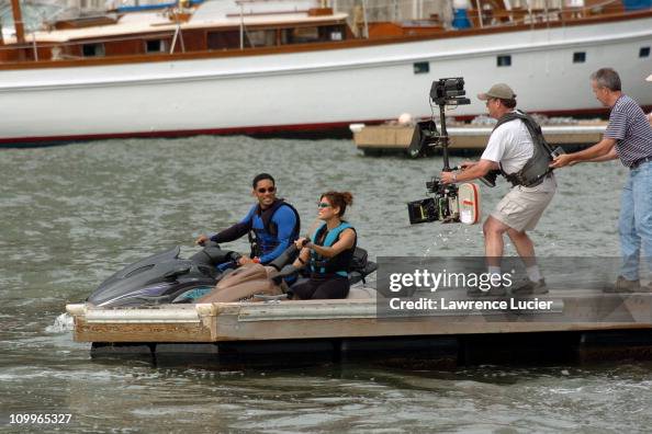Will Smith and Eva Mendes on the Set of Hitch - June 16, 2004 Will Smith and Eva Mendes on the Set of Hitch - June 16, 2004