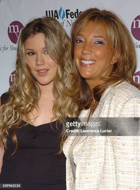 Joss Stone and Denise Rich during UJA Luncheon Honoring David Munns and Rob Glaser at The Pierre Hotel in New York City, New York, United States.