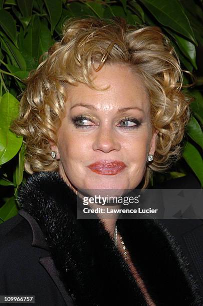 Melanie Griffith during 12th Rainforest Foundation Benefit Concert - After Party at Pierre Hotel in New York City, New York, United States.