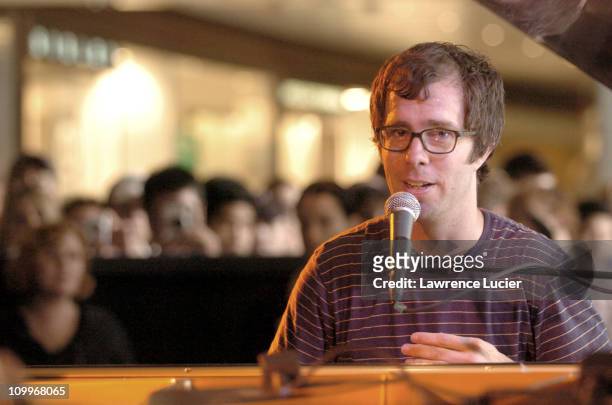 Ben Folds of Ben Folds Five during VH1's I Love the 90's Presents Ben Folds in Concert - July 14, 2004 at Borders Bookstore in New York City, New...