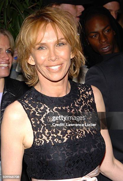 Trudie Styler during 12th Rainforest Foundation Benefit Concert - After Party at Pierre Hotel in New York City, New York, United States.