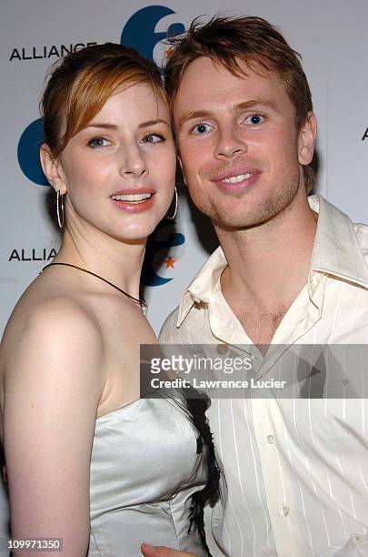 Diane Neal and Marcus Fitzgerald during Alliance Celebrates Network Television Upfront Week at Madison Square Garden in New York City, New York,...