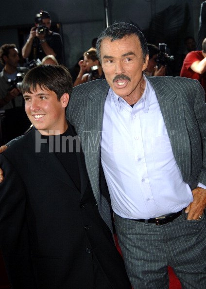 Burt Reynolds and son Quinton...