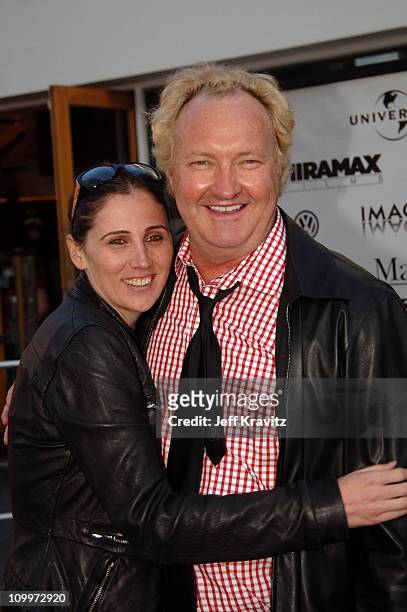 Evi Quaid and Randy Quaid during Cinderella Man Los Angeles Premiere at Gibsob Amphitheater in Universal City, California, United States.