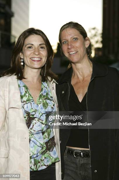 Marilyn Agrelo and Amy Sewell during 2005 Los Angeles Film Festival - Mad Hot Ballroom Screening at California Plaza in Los Angeles, California,...