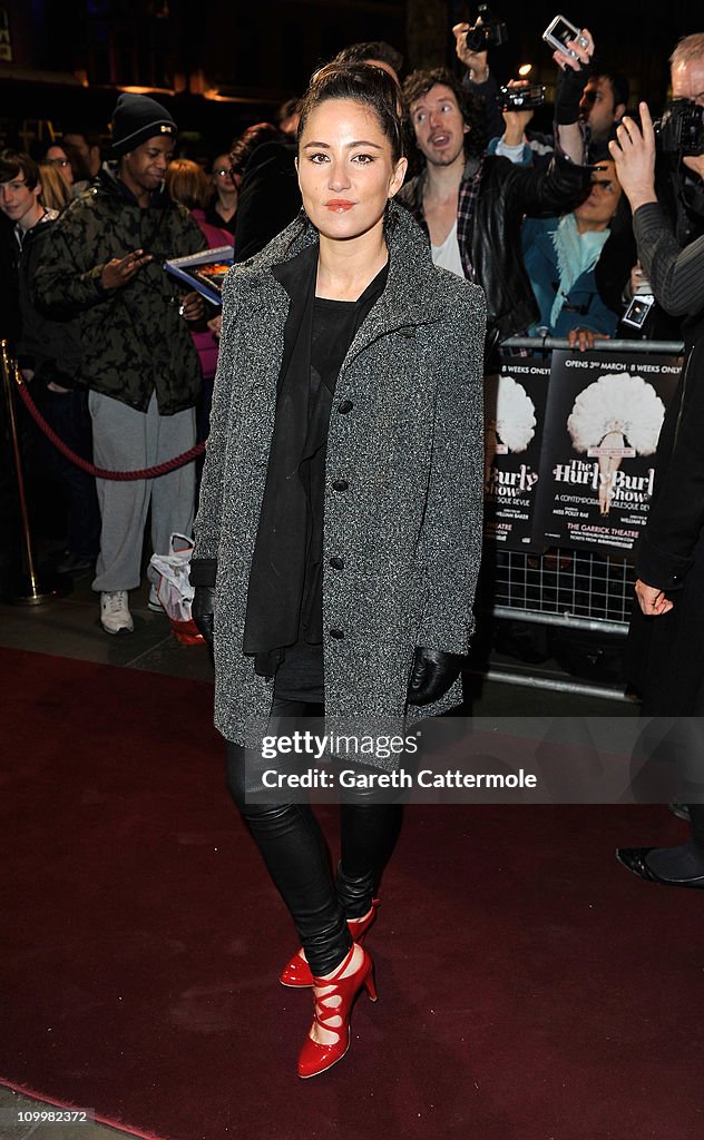 KT Tunstall attends the press night for The Hurly Burly Show starring ...