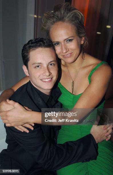 Jesse Soffer and Jennifer Landon during 32nd Annual People's Choice Awards - Bombay Sapphire After Party at Shrine Auditorium in Los Angeles,...