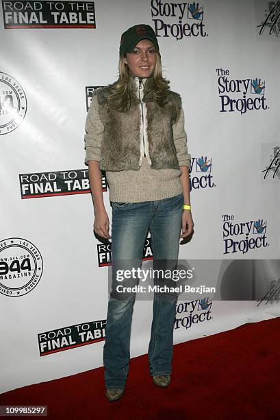 Jasmine Dustin during Poker for Katrina Relief - December 1, 2005 at The Day After in Los Angeles, California, United States.