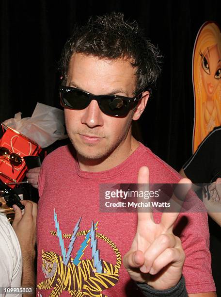 Pierre Bouvier of Simple Plan during 17th Annual MuchMusic Video Awards - On 3 Productions Gift Lounge - Day 1 at MuchMusic Studios in Toronto,...