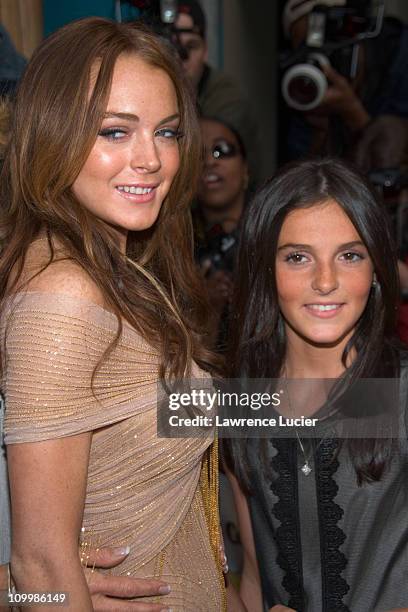 Lindsay Lohan, Ali Lohan during A Prairie Home Companion New York Premiere - Arrivals at DGA Movie Theatre in New York City, New York, United States.