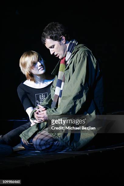 Camille Driscoll and Stephen Shareaux during Quadrophenia Musical Theatre Performance at The Avalon in Hollywood, California, United States.
