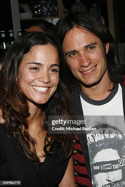 Alice Braga and Gael Garcia Bernal during 2006 Park City - Heineken Lounge Hosts Solo Dios Sabe Party at Village at the Lift in Park City, Utah,...