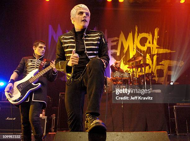 My Chemical Romance during MySpace's The List Presents Free Concert with My Chemical Romance at Avalon - October 5, 2006 at Avalon in Hollywood,...