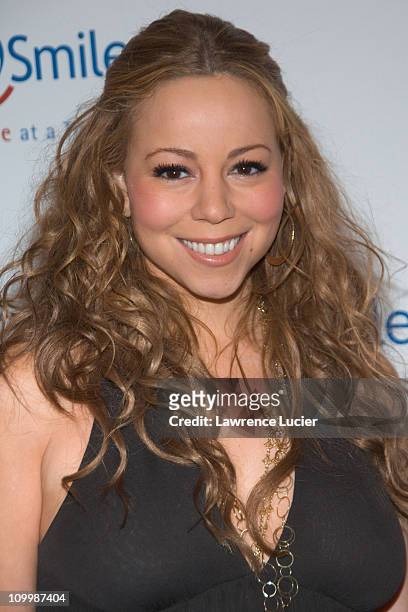 Mariah Carey during The Smile Collection - Operation Smile's Annual Charity Dinner and Live Auction at Skylight Studios in New York, NY, United...