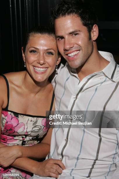 Jenna Lewis and Steven Hill during E! Entertainment Kill Reality Premiere in Los Angeles, California, United States.