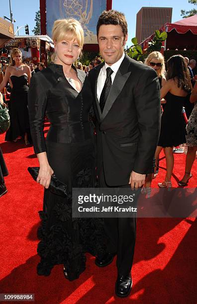 Sharisse Baker-Bernard and Carlos Bernard during 58th Annual Primetime Emmy Awards - Red Carpet at The Shrine Auditorium in Los Angeles, California,...