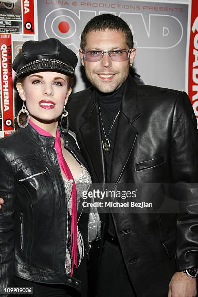 Kat Kramer and Alestar Digby during Quadrophenia Musical Theatre Performance at The Avalon in Hollywood, California, United States.