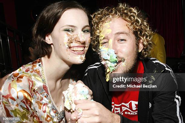 Michelle Deighton and Jonny Fairplay during Michelle Deighton's Celebrity Birthday Bash - December 13, 2005 at Rokbar in Los Angeles, California,...