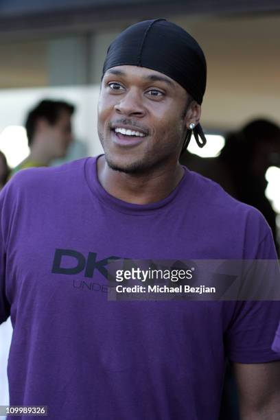 Pooch Hall during DKNY Men's Underwear Celebrity Field Day at Skysport & Spa in Beverly Hills, California, United States.
