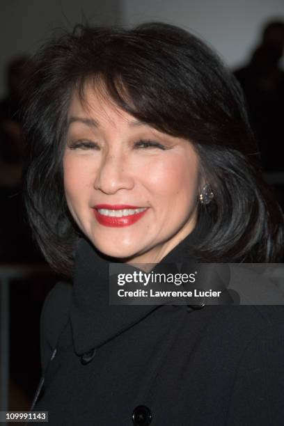 Connie Chung during The Sopranos Sixth Season New York City Premiere - Outside Arrivals at Museum of Modern Art in New York City, New York, United...