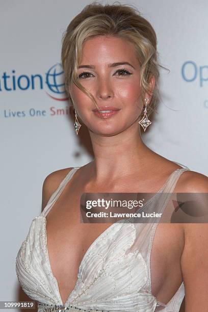 Ivanka Trump during The Smile Collection - Operation Smile's Annual Charity Dinner and Live Auction at Skylight Studios in New York, NY, United...