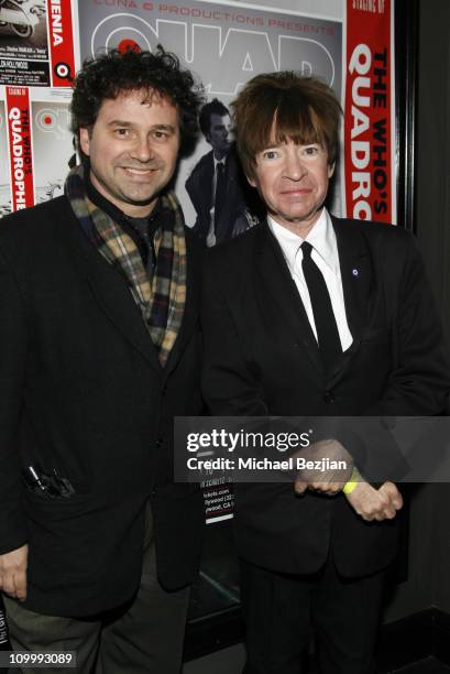 Harrison Held and Rodney Bingenheimer during Quadrophenia Musical Theatre Performance at The Avalon in Hollywood, California, United States.