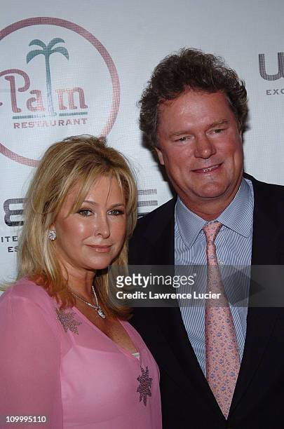 Kathy Hilton and Rick Hilton during I Want To Be A Hilton Finale - After Party at Palm Restaurant in New York City, New York, United States.