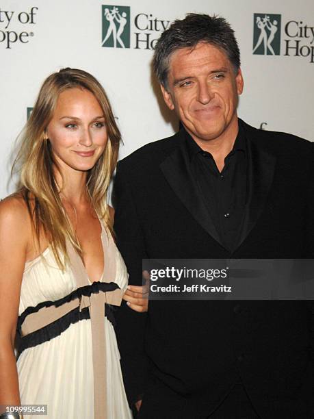 Megan Cunningham and Craig Ferguson during The City of Hope's Spirit of Life Award Gala - Honoring BMG U.S. President Charles Goldstuck at Pacific...