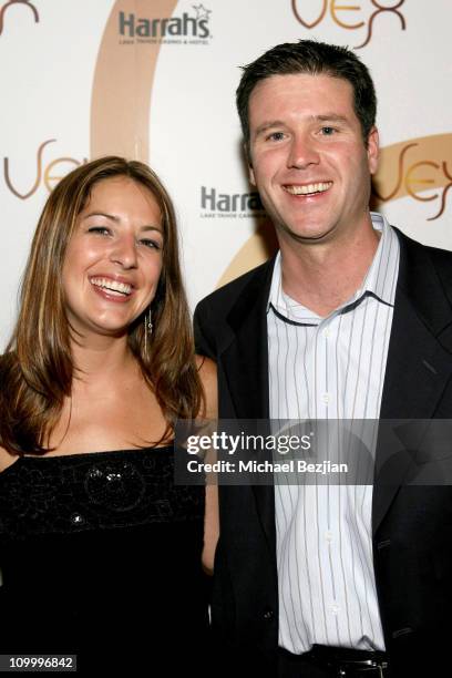 Emily Myers and Kurt Melien during American Century Golf Championship Party at Harrah's Casino and Vex Night Club - July 16, 2006 at Harrah's Casino...