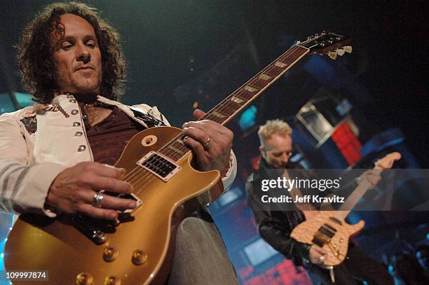 Vivian Campbell and Phil Collen of Def Leppard during 2006 VH1 Rock Honors - Show at Mandalay Bay Hotel and Casino in Las Vegas, Nevada, United...