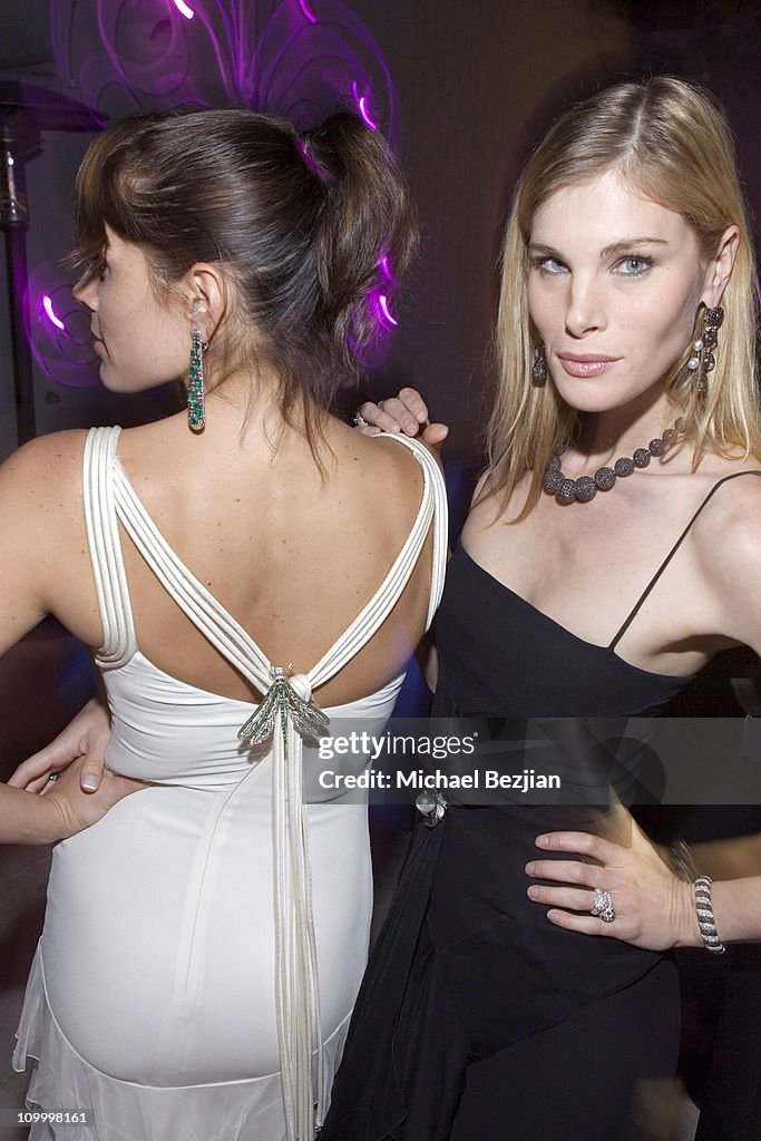 Monica Gambee and Model during de Grisogono Cocktail Party November