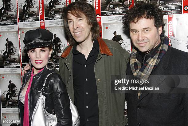 Kat Kramer and David Brighton and Harrison Held during Quadrophenia Musical Theatre Performance at The Avalon in Hollywood, California, United States.